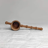 Bamboo Tea Strainer Top View
