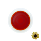 Snow Chrysanthemum Tea - Brewed Tea and Wet Leaves