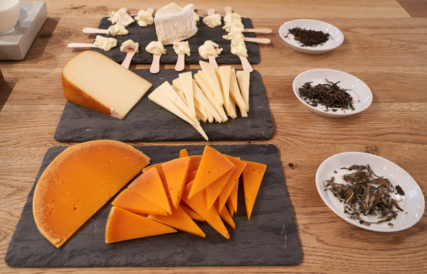 Tea and Cheese Pairing with French Cheese Board
